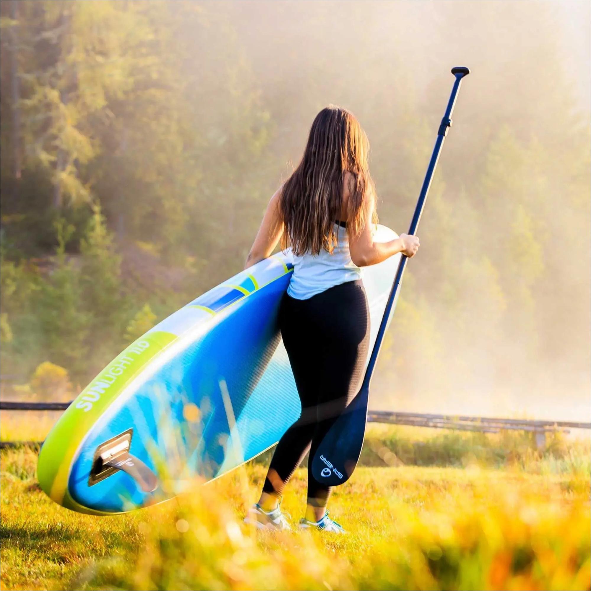 2026 Spinera Sun Light iSUP ULT 11'0 Package SP-SUP-SUNL-110 - Blue / Yellow